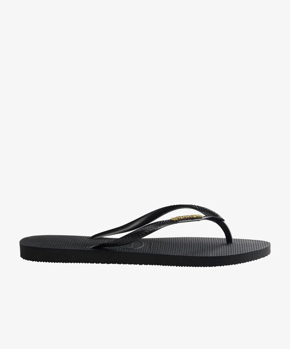 Havaianas Slim Logo Metallic — Siyah