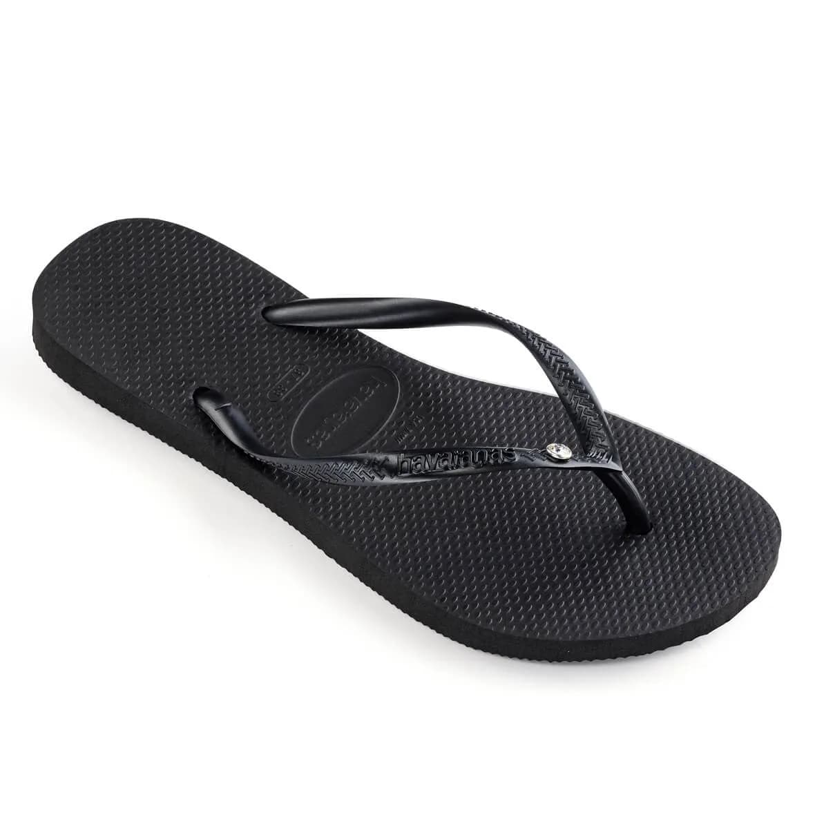 Havaianas Slim Crystal SW II Kadın Terlik - Siyah