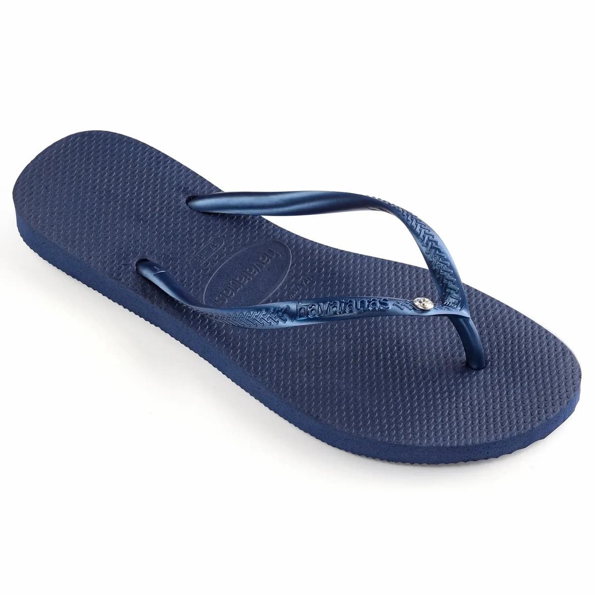 Havaianas Slim Crystal SW II Kadın Terlik - Lacivert