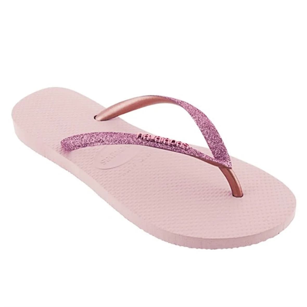 Havaianas Slim Glitter II Kadın Terlik - Pembe