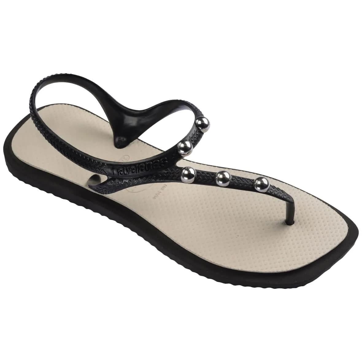 Havaianas Flash Fusion FC Kadın Sandalet - Bej / Siyah