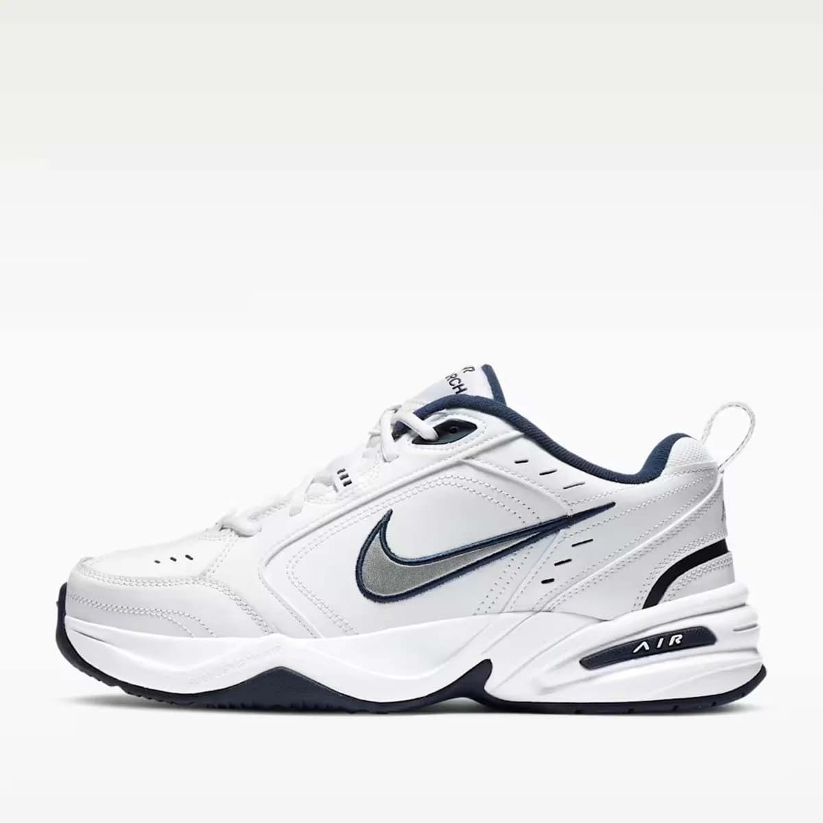 Nike Air Monarch IV Erkek Beyaz Spor Ayakkabı — Mavi