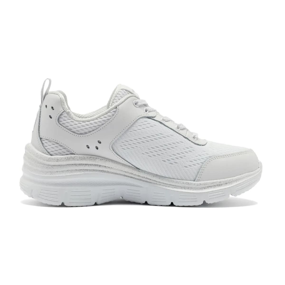 Skechers Fashion Fit Spor Ayakkabı Beyaz-Gümüş
