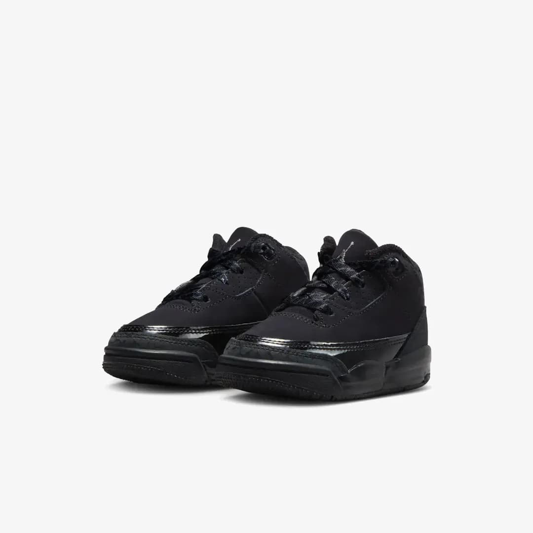 Nike Air Jordan 3 Retro 'Black Cat' (TD) — Siyah · DM0968-001 (3/7)