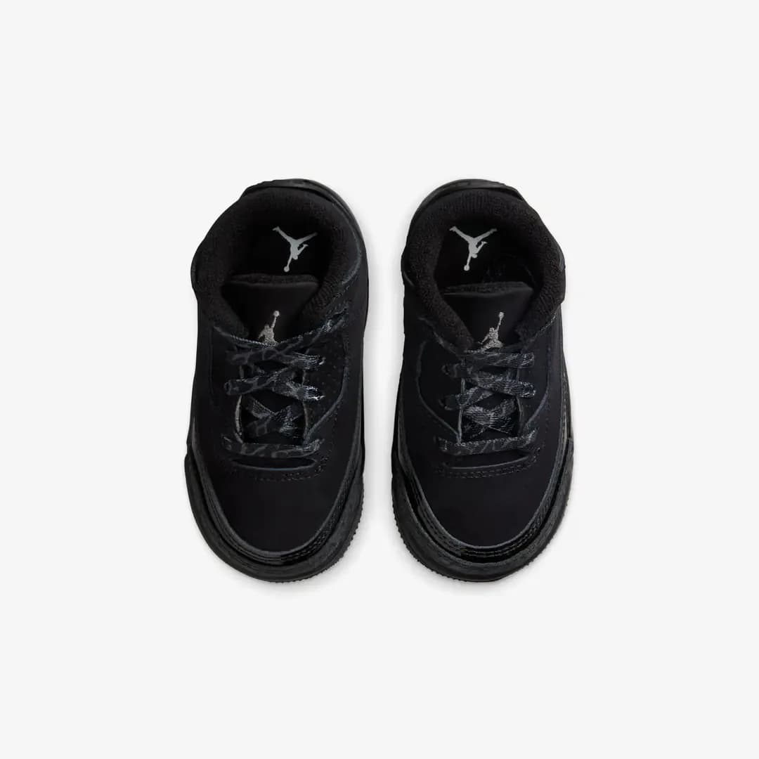 Nike Air Jordan 3 Retro 'Black Cat' (TD) — Siyah · DM0968-001 (5/7)