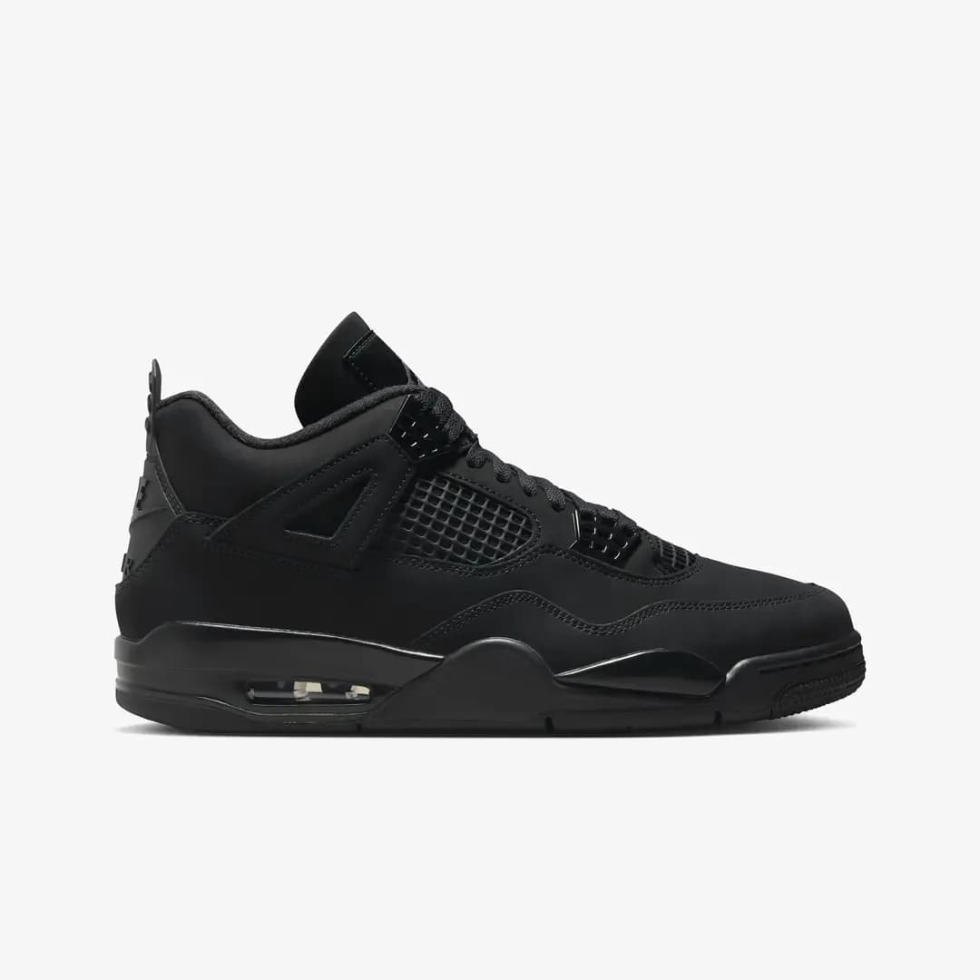 Nike Air Jordan 4 Retro 'Black Cat' — Siyah