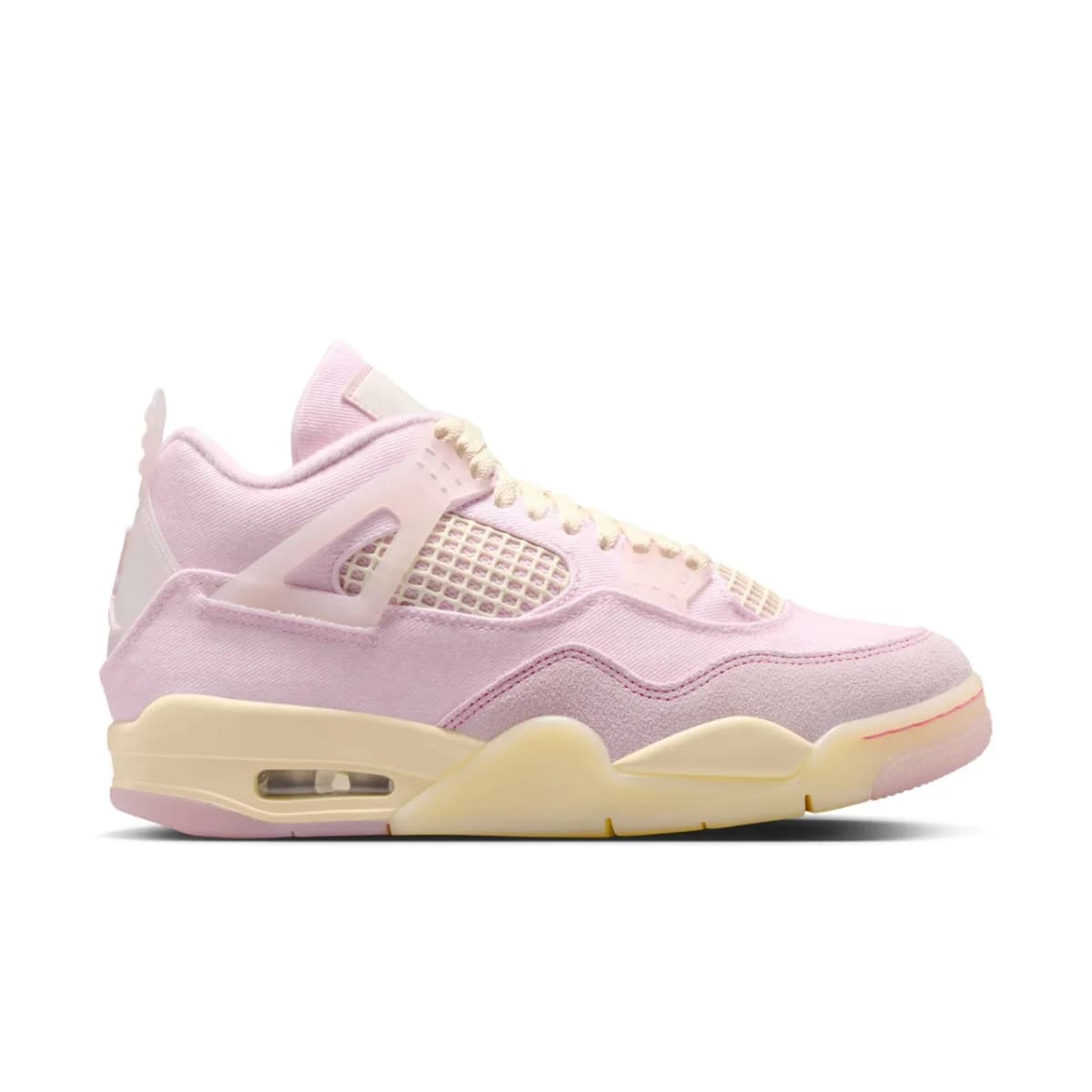Nike Air Jordan 4 Retro "Pearl Pink and Iced Carmine" Kadın Basketbol Ayakkabısı — Pembe