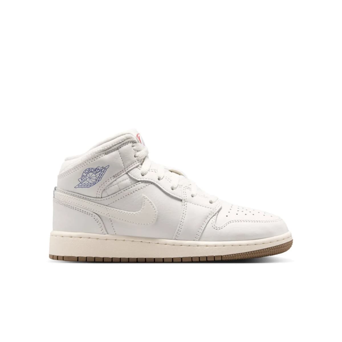 Nike Air Jordan 1 Mid Se Gs 'Brazil Football' Basketbol Ayakkabısı — Çok Renkli