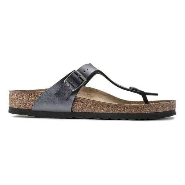 Birkenstock Gizeh Bs Kadın Terlik Metalik Gri