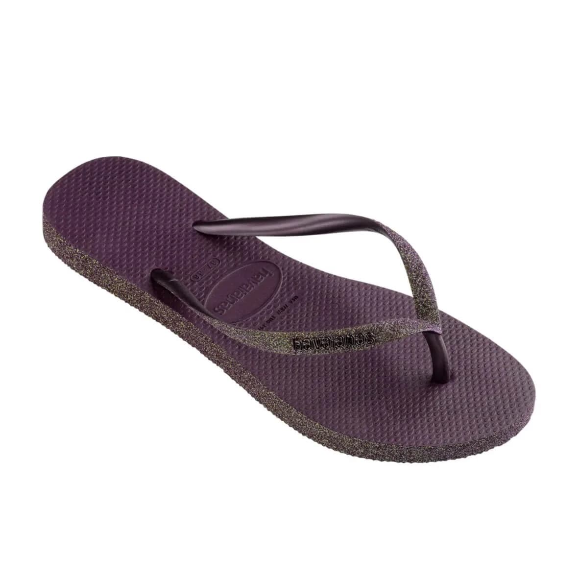 Havaianas Slim Sparkle II Bayan Terlik - Bordo