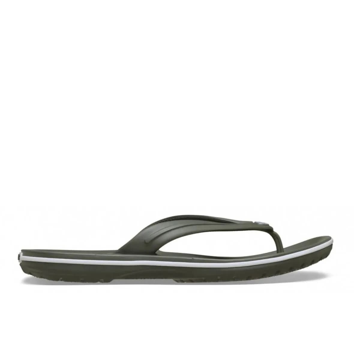 Crocs Crocband Flip Erkek Parmakarası Terlik - Koyu Yeşil