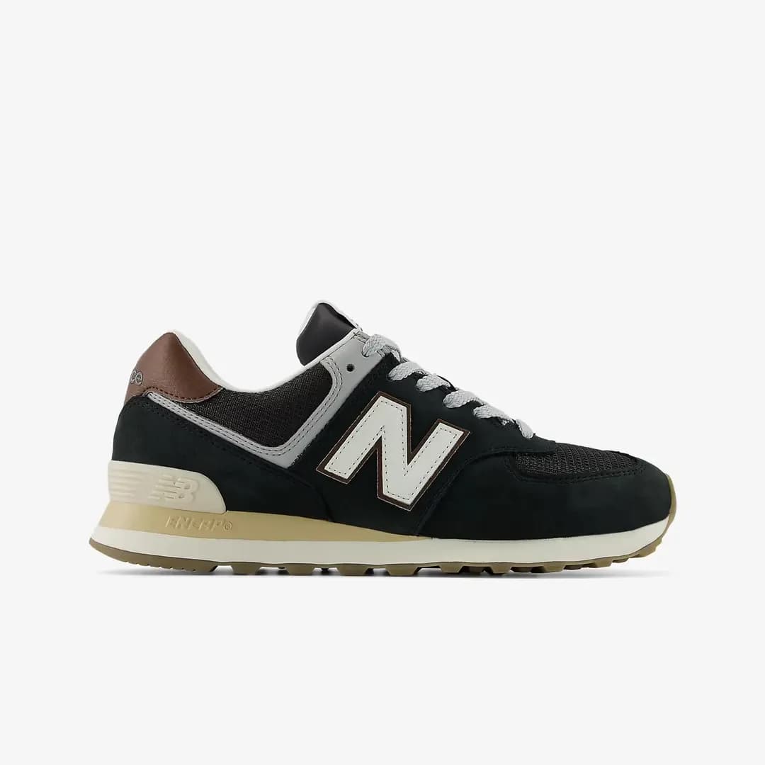 574 'Dark Brown Silver Metallic'