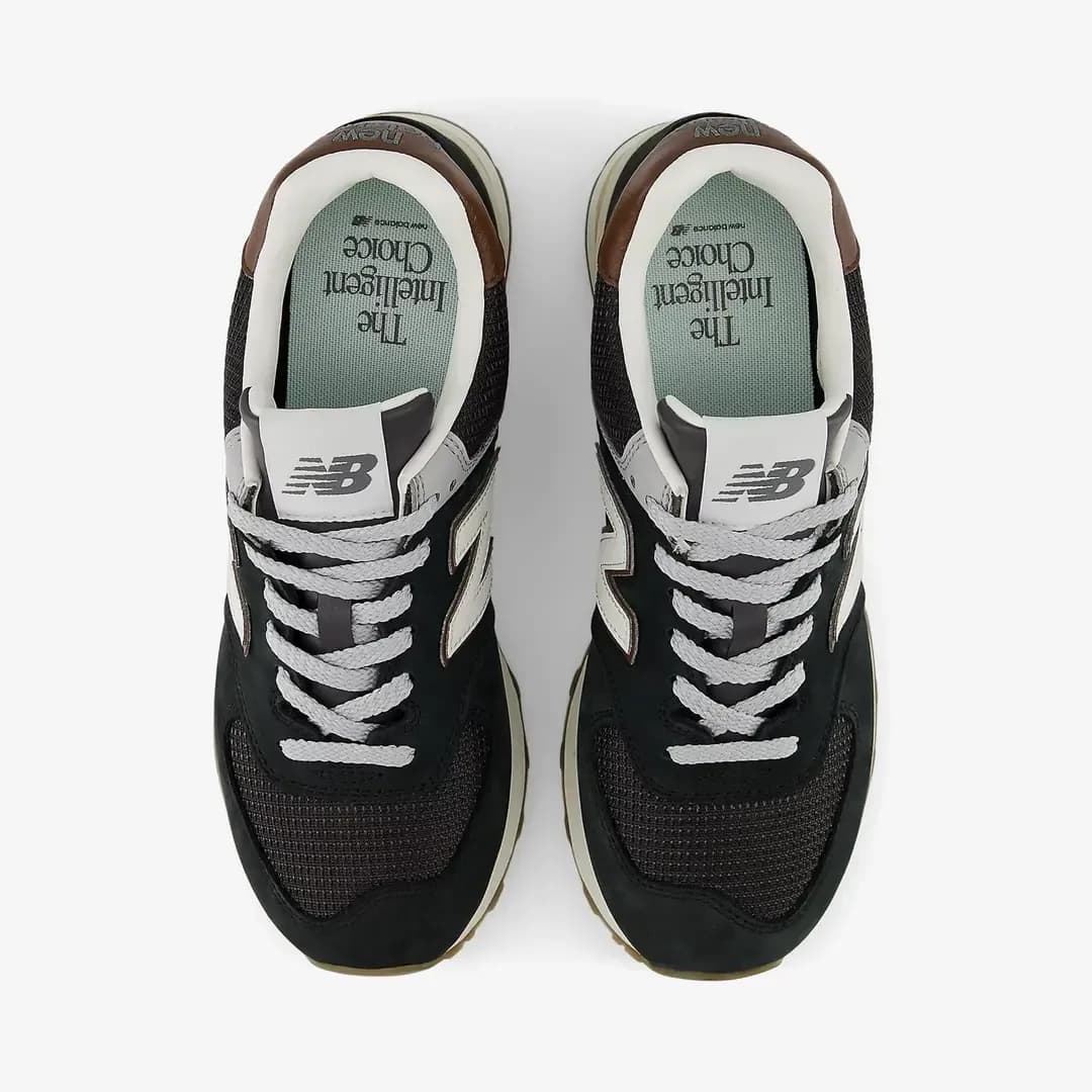New Balance 574 'Dark Brown Silver Metallic' — Kahverengi · U5748SB (6/6)