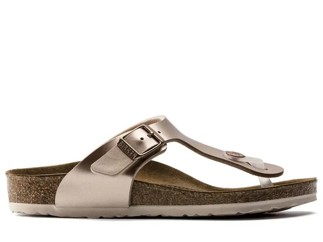 Birkenstock Kadın Gızeh Bf Electrıc Metallıc Terlik — Gri