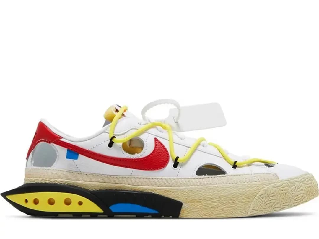 Nike Off-White x Blazer Low White University Red