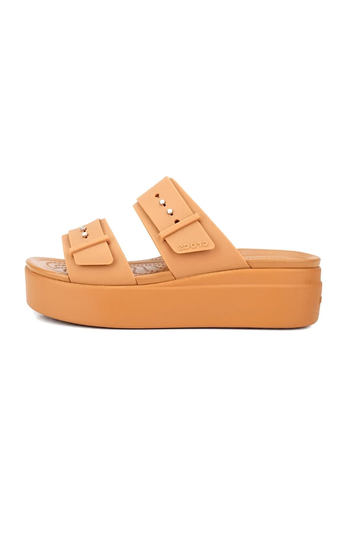 Brooklyn Buckle Lowwdg Kadın Terlik Açık Kahverengi