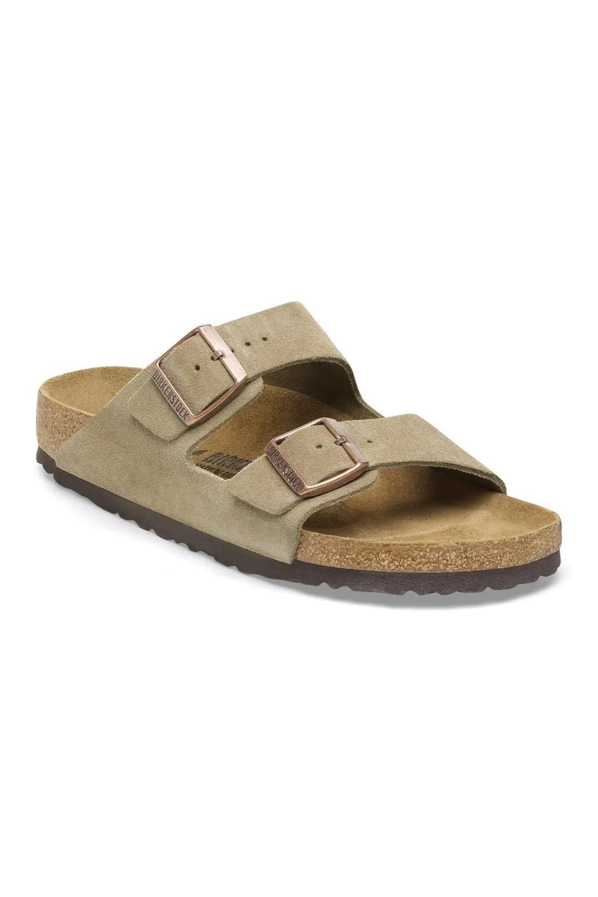 Arizona Vl Çift Toka Kahverengi Unisex Terlik