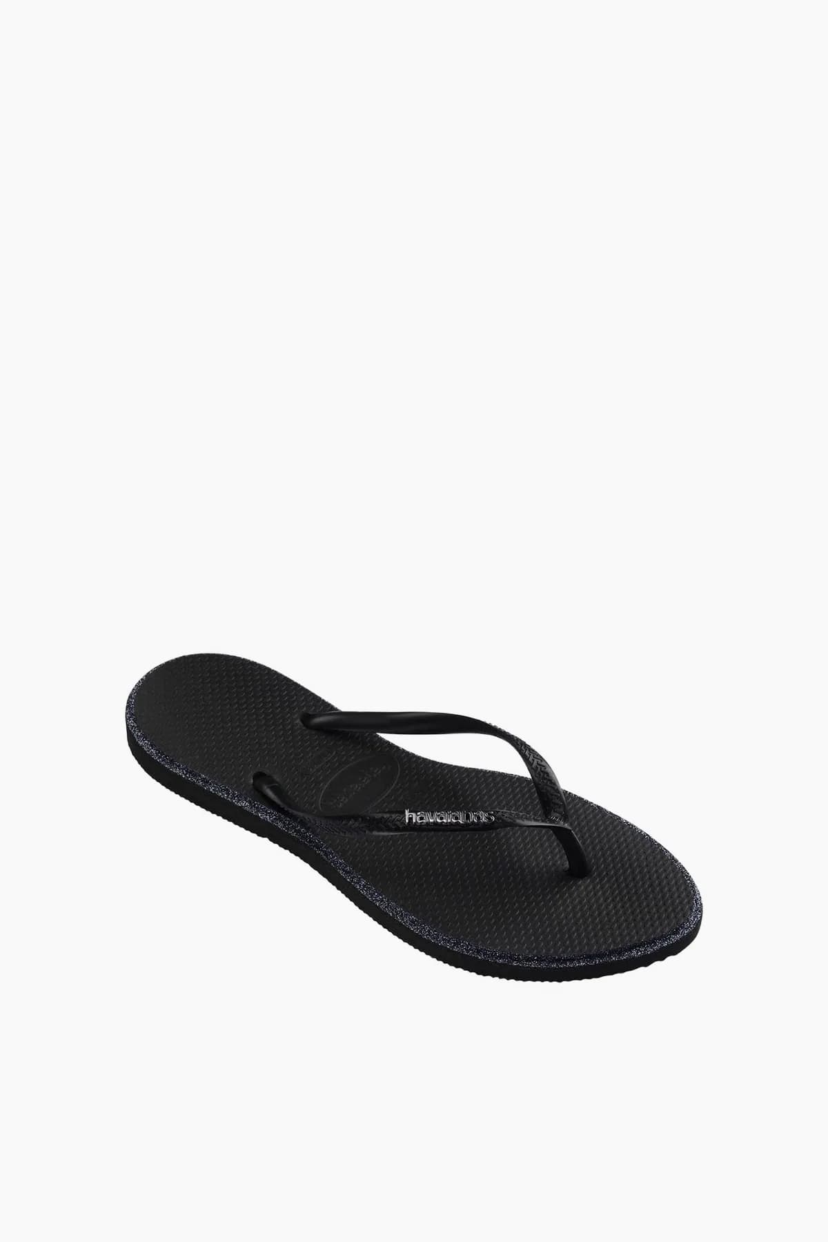 Havaianas Kadın Slim Point Glitter Terlik Siyah