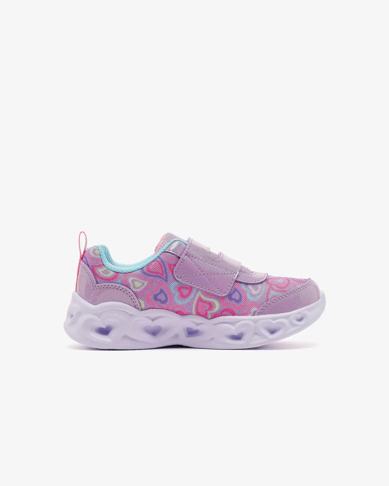 Skechers Heart Lights Boogie Land Küçük Kız Çocuk Mor Işıklı Spor Ayakkabı