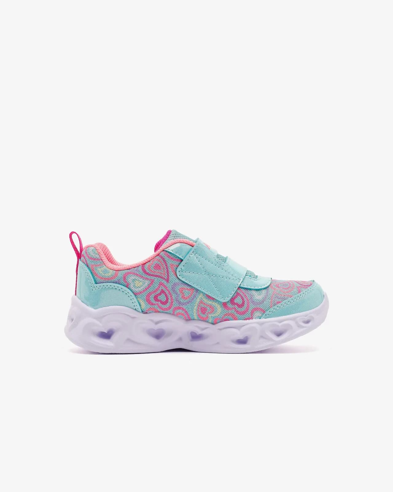 Skechers Heart Lights Küçük Kız Çocuk Haki Işıklı Spor Ayakkabı — Yeşil