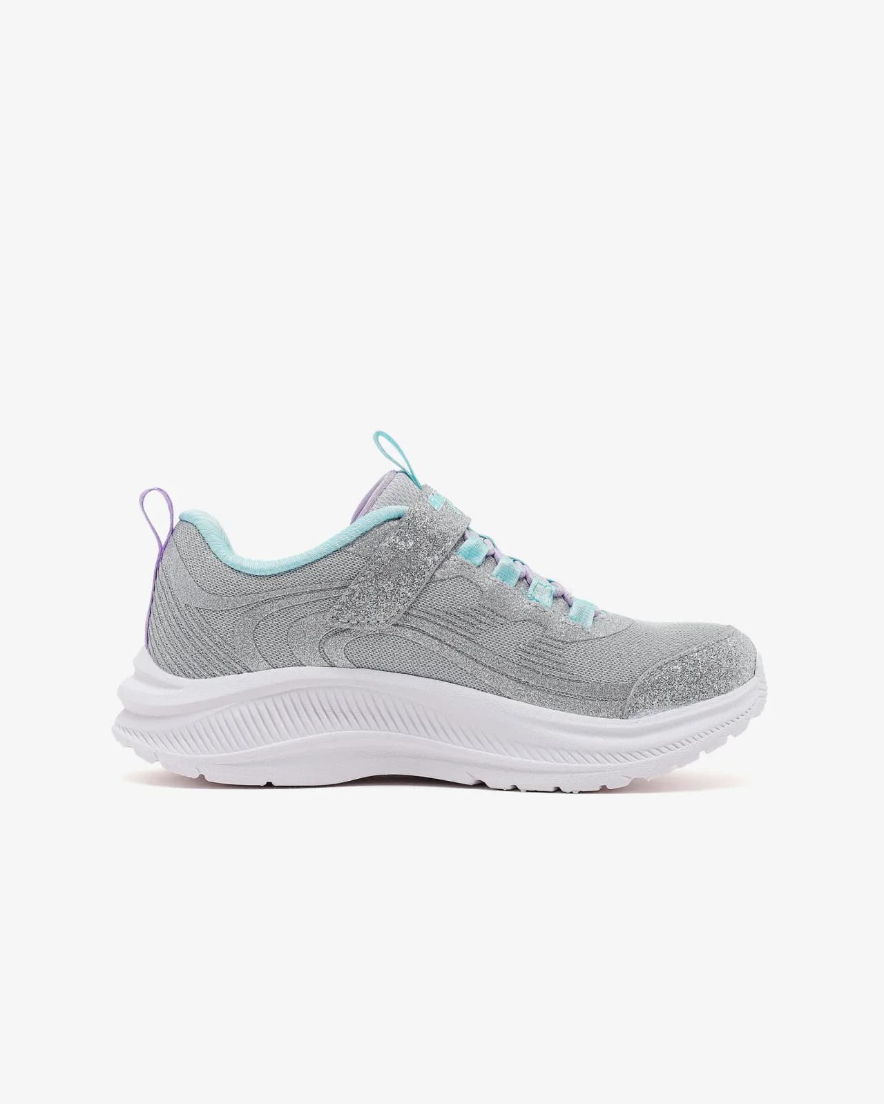 Skechers Rainbow Cruisers-glitzy Glow Büyük Kız Çocuk Gri Işıklı Spor Ayakkabı — Mavi