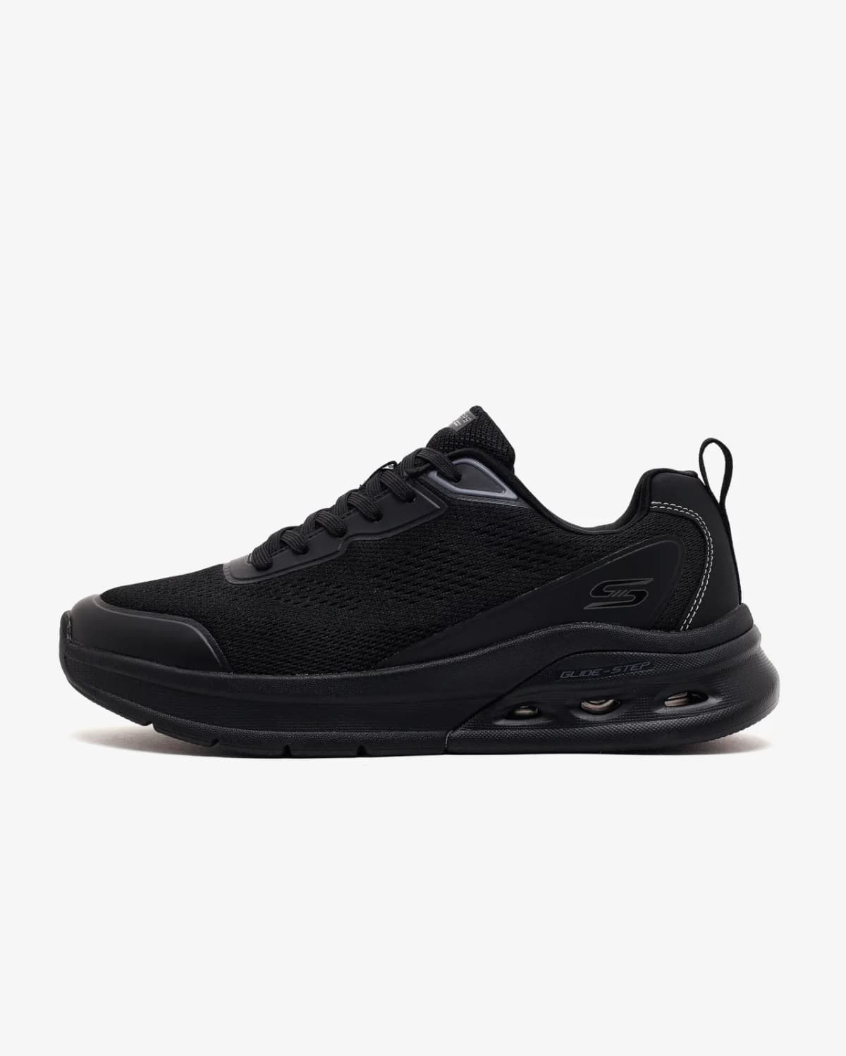 Skechers Bobs Arc Waves 2.0 - Class Rank Erkek Siyah Spor Ayakkabı