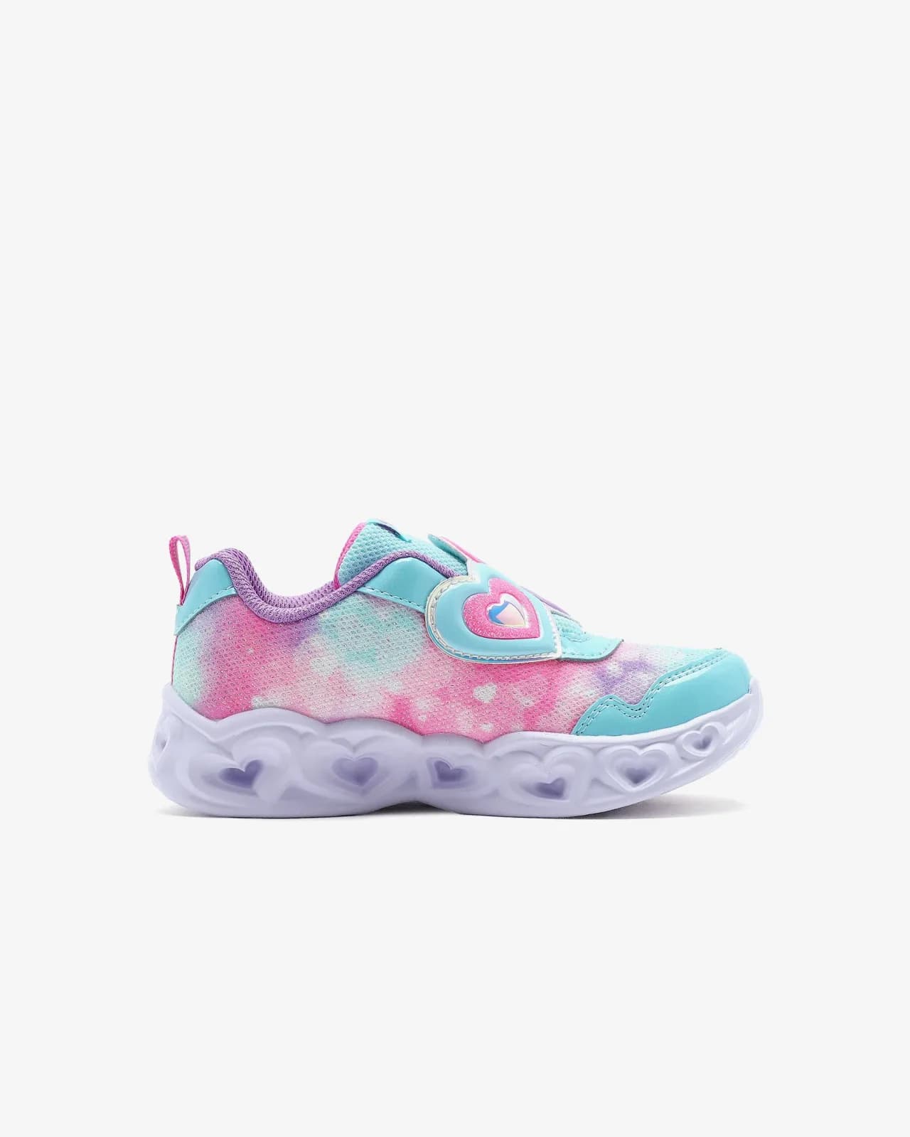 Skechers Heart Lights-lovin Reflection Küçük Kız Çocuk Mor Işıklı Spor Ayakkabı — Mavi