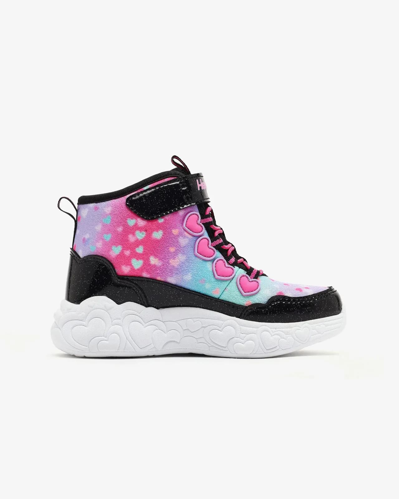 Skechers Eternal Heart Lights Büyük Kız Çocuk Siyah Işıklı Bot