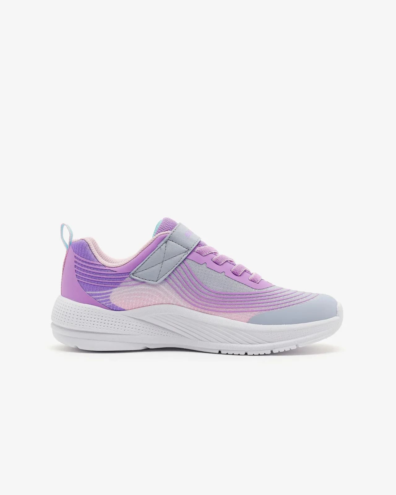 Skechers Microspec Advance Büyük Kız Çocuk Gri Spor Ayakkabı