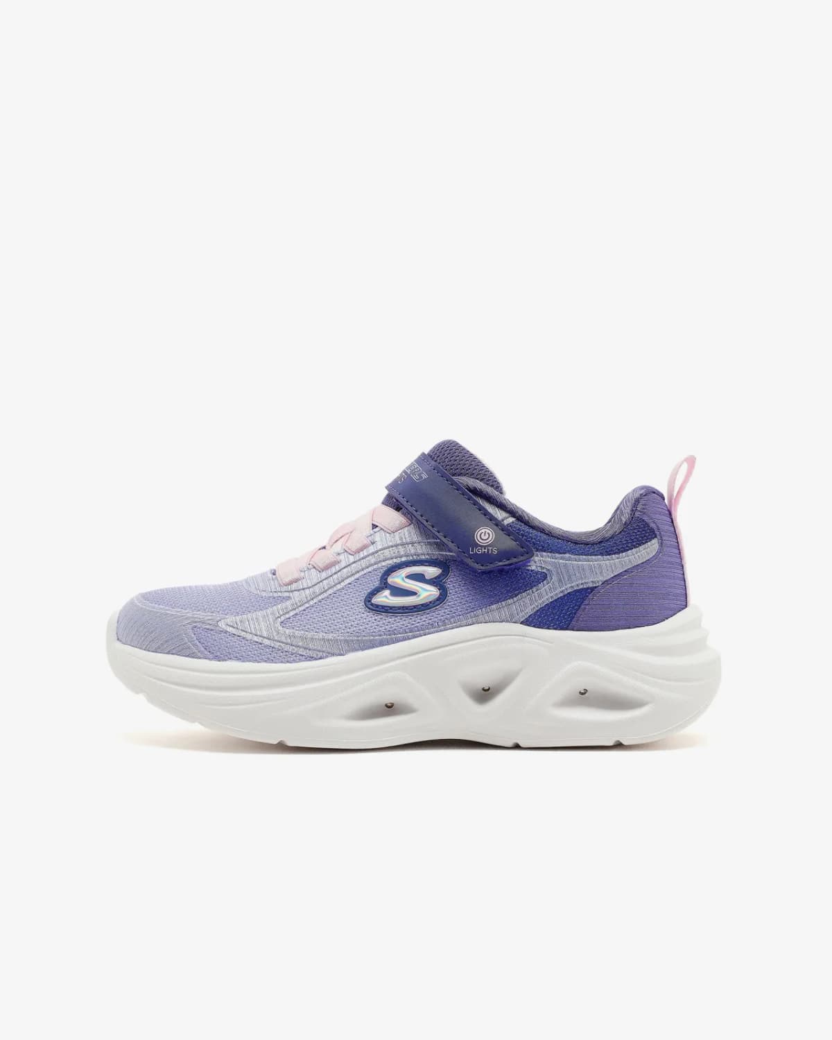 Skechers Sola Glow 2.0 Büyük Kız Çocuk Mavi Işıklı Spor Ayakkabı