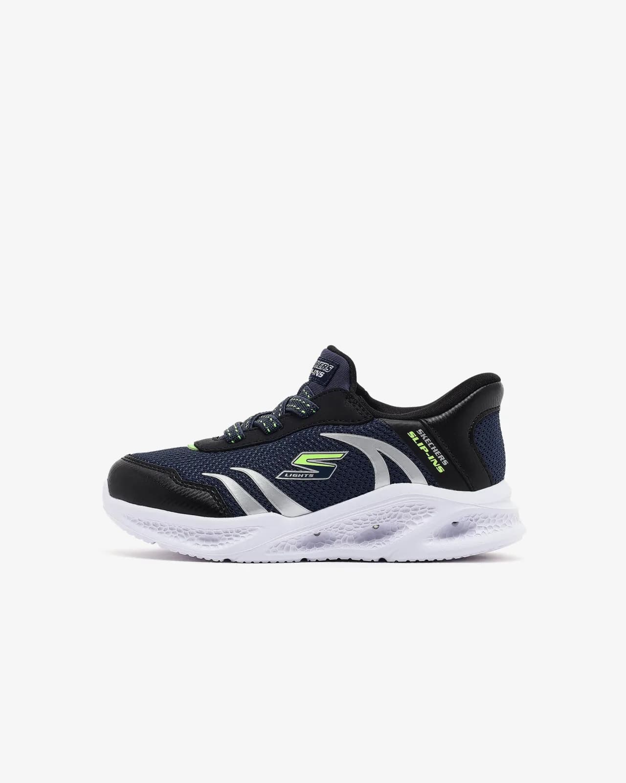 Skechers Meteor-lights Brisk-beams Küçük Erkek Çocuk Lacivert Işıklı Spor Ayakkabı