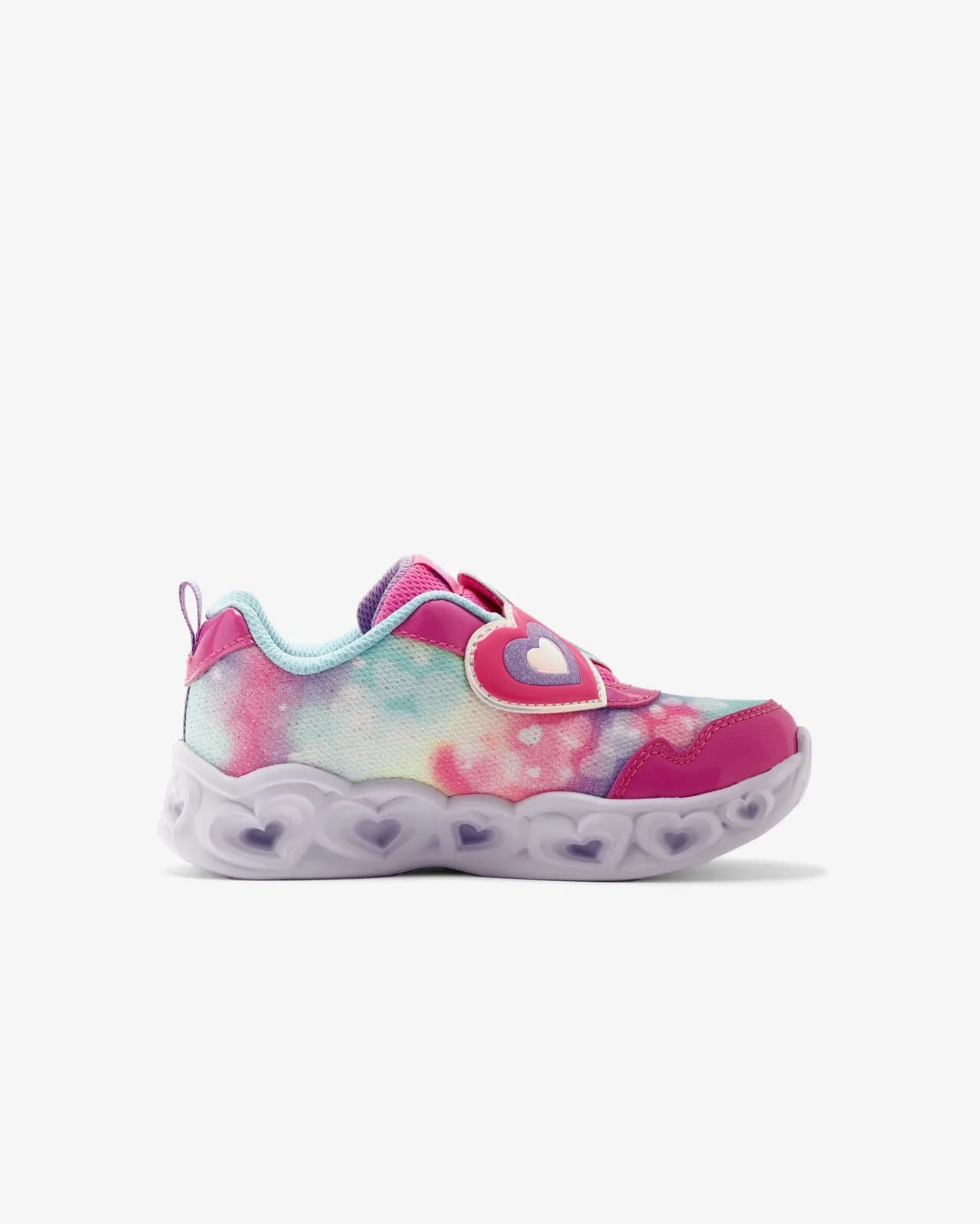 Skechers Heart Lights - Lovin Reflection Küçük Kız Çocuk Pembe Işıklı Spor Ayakkabı
