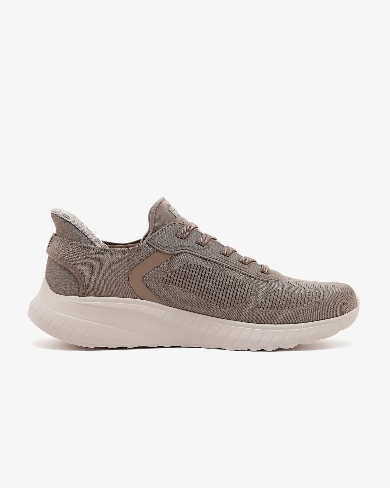 Skechers Bobs Squad Chaos - Solid Step Erkek Bej Spor Ayakkabı — Kahverengi