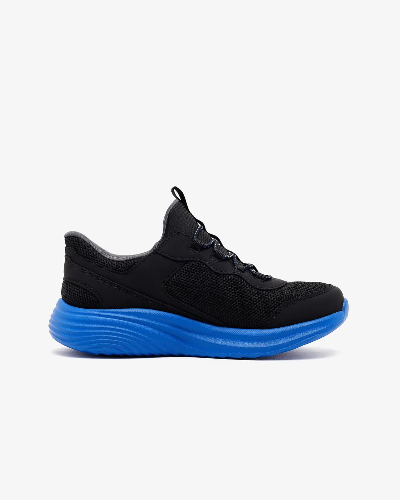 Skechers Bounder Pro Büyük Erkek Çocuk Siyah Spor Ayakkabı — Mavi