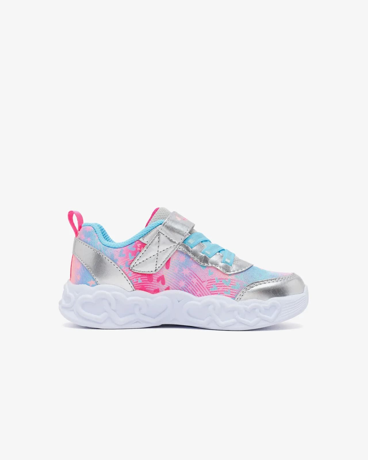 Skechers Infinite Heart Lights - Heart Jewels Küçük Kız Çocuk Gri Işıklı Spor Ayakkabı