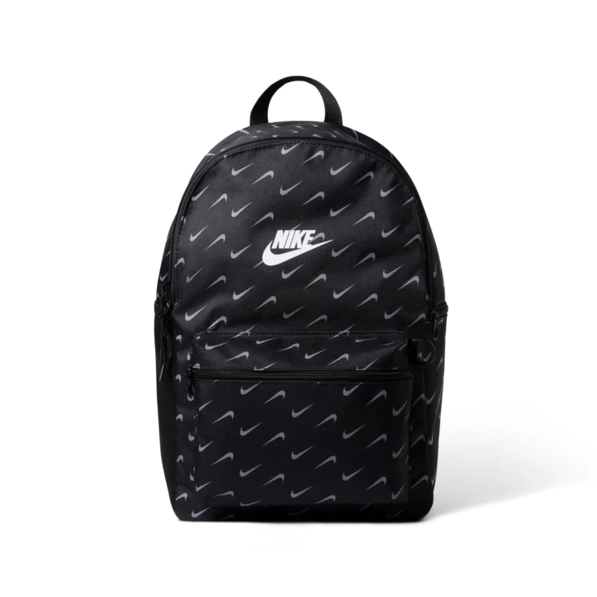 Nike Heritage Backpack 2.0 Swooshfetti (23 L) Siyah Sırt Çantası önden görünüm · IQ0983-010