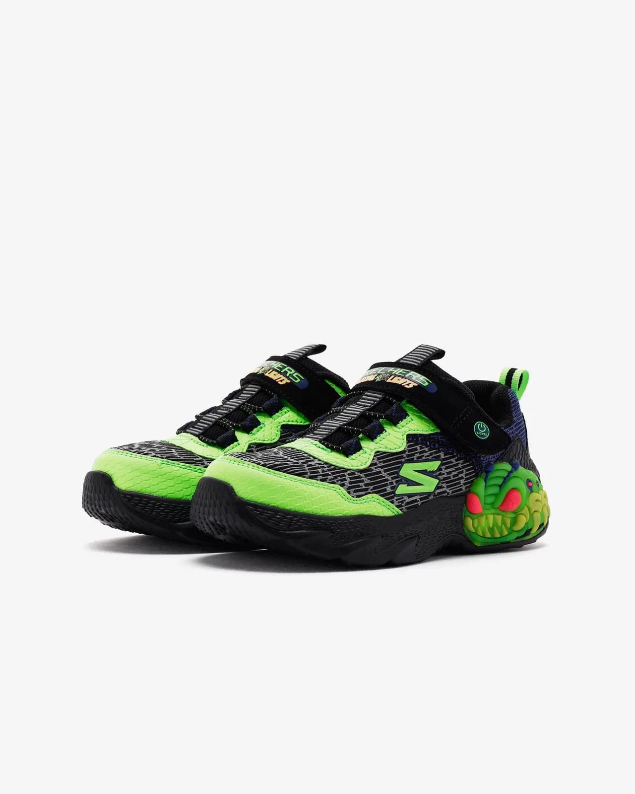 Skechers Creature - Lights Erkek Çocuk Spor Ayakkabı · 400617L-BKLM (8/8)