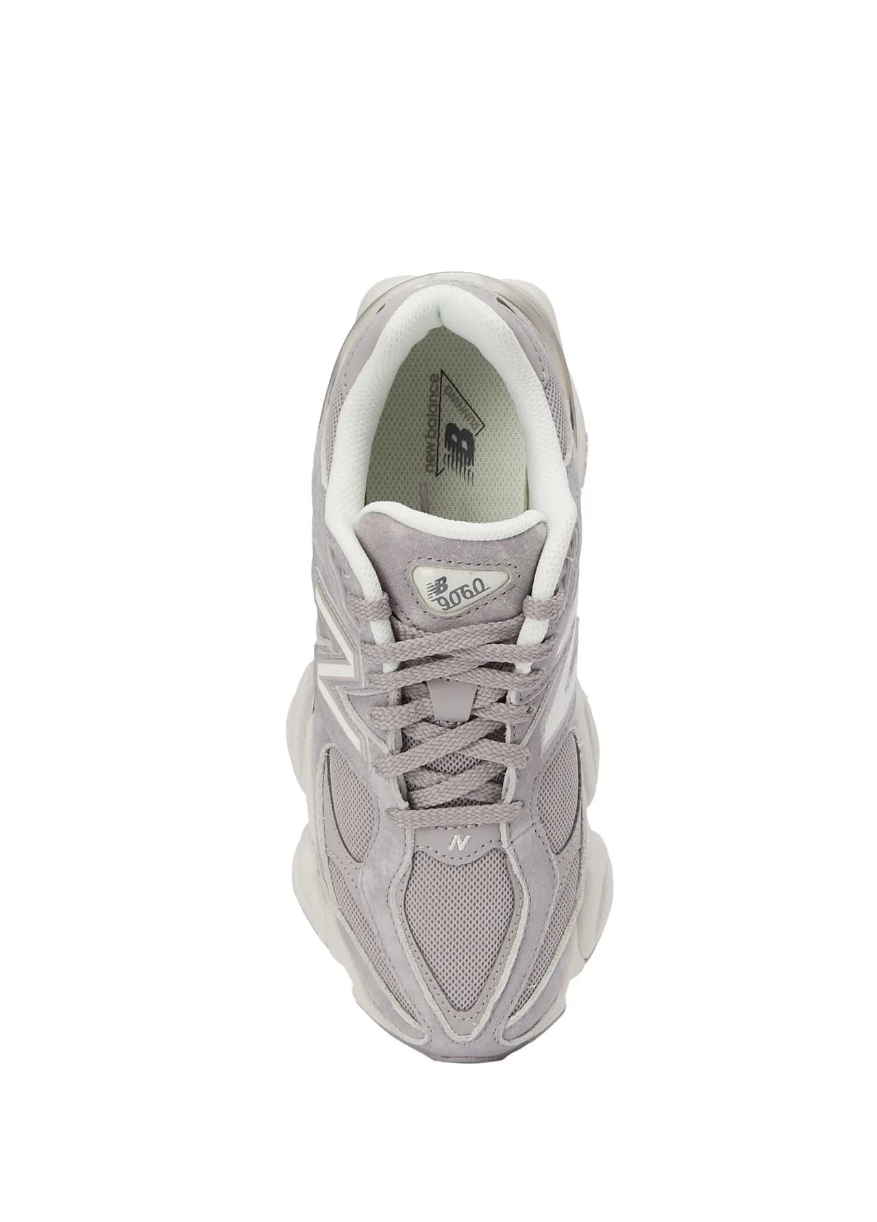 New Balance 9060 Gri Kadın Süet Sneaker — Mor (4/5)