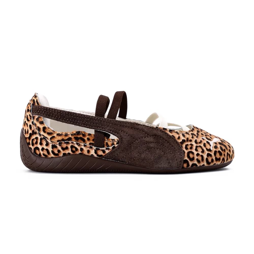 Puma Speedcat Ballet Wild Kadın Ayakkabı Leopar — Kahverengi · 406689-01