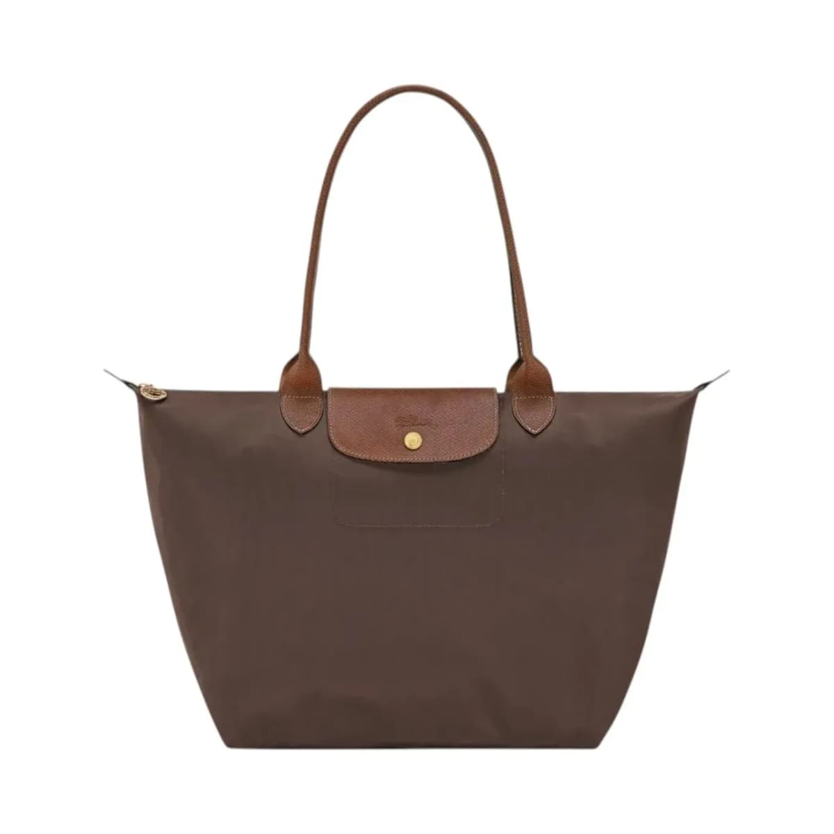 Longchamp Le Pliage Original Mocha Tote Çanta L — Kahverengi