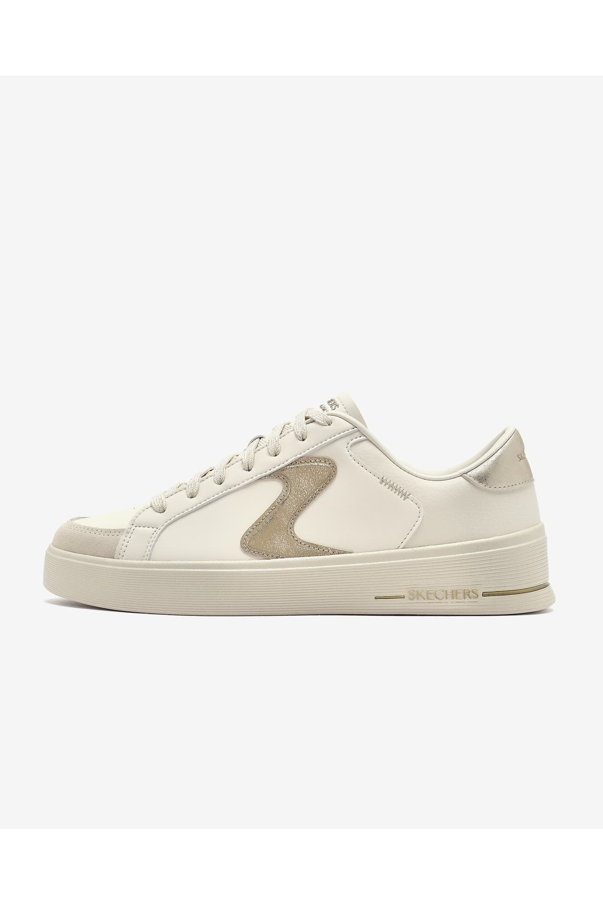 HİLAND - QUİTE CHİC Kadın Natürel/Altın Sneakers