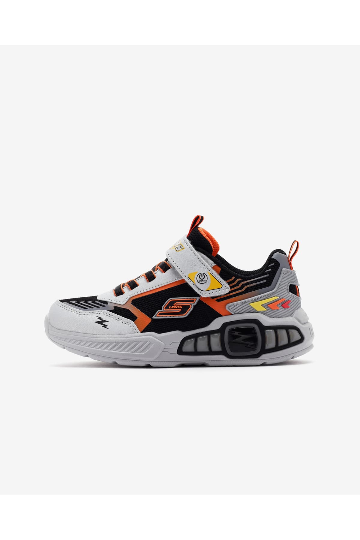 LİGHT STORM 3 Büyük Erkek Çocuk Gri Işıklı Spor Ayakkabı 400151L SLBK