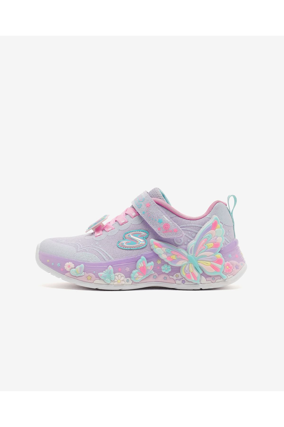 BUTTERFLY BLISS Büyük Kız Çocuk Mor Işıklı Spor Ayakkabı LVMT