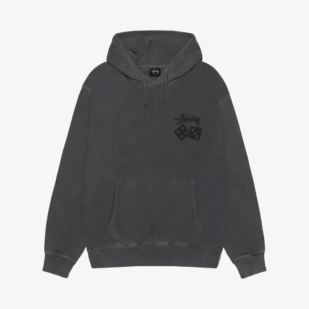 Dice Pig Dyed Hood 'Anthracite'