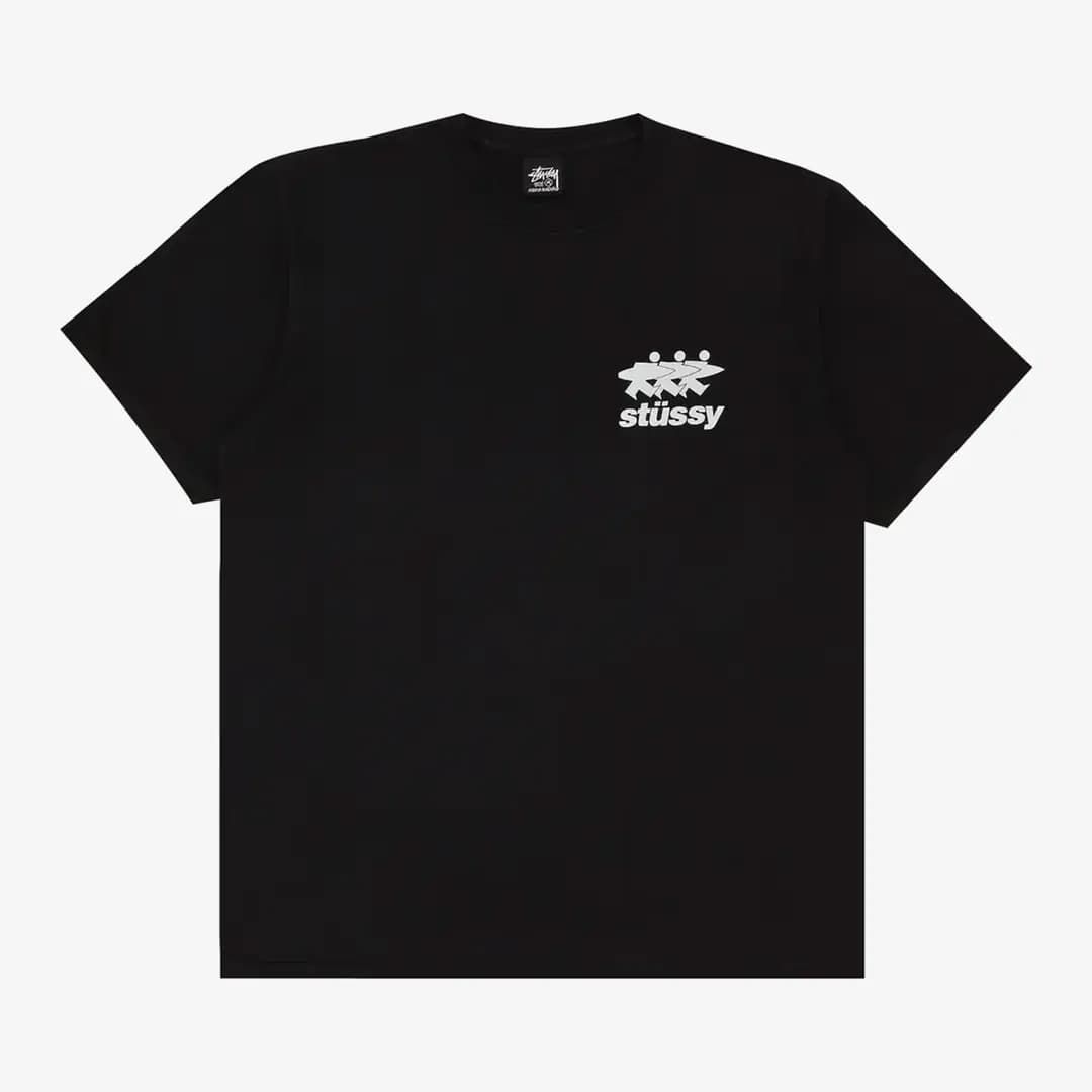 Surf Walk Pig Dyed Tee 'Black'