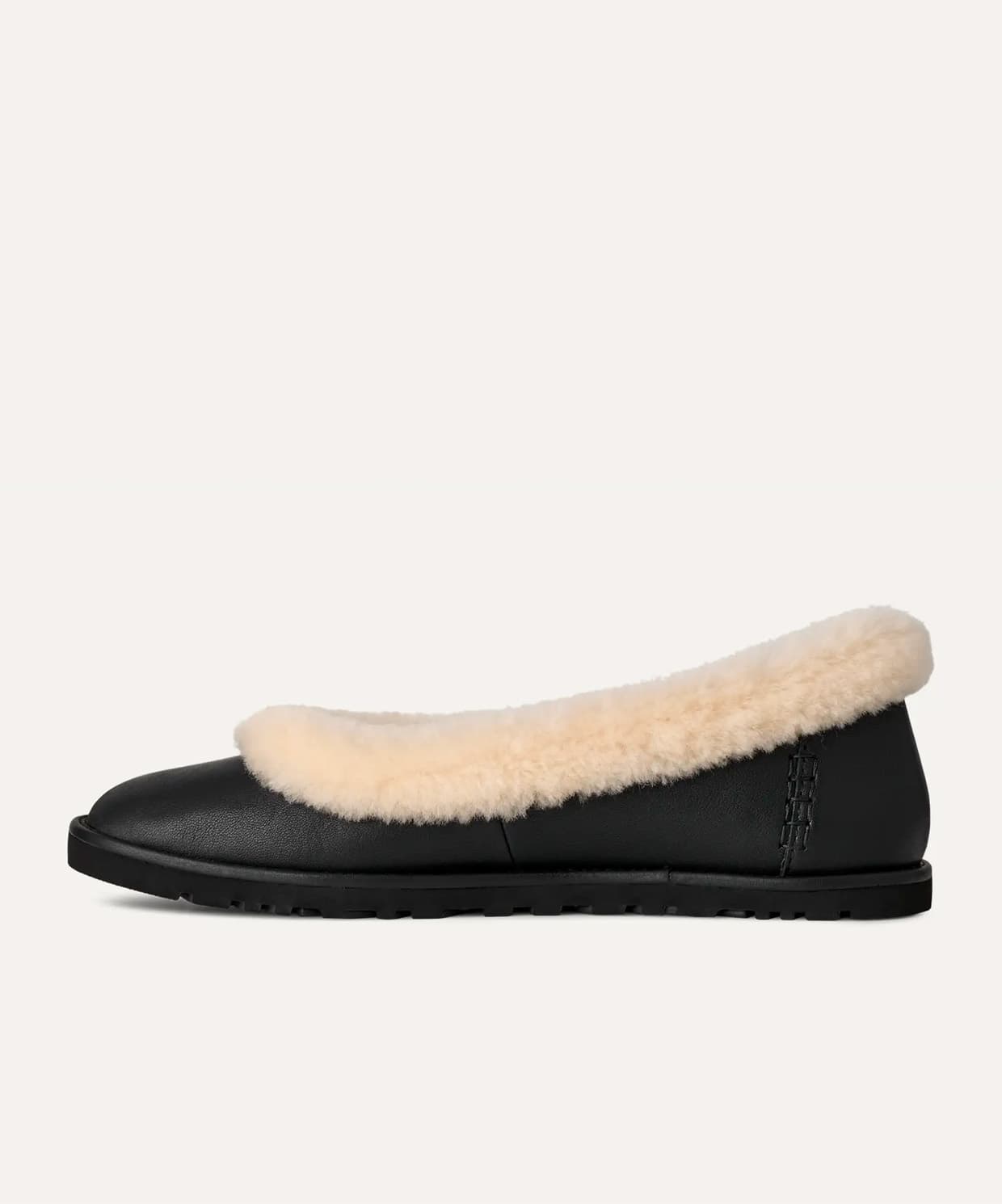 UGG Zora Leather Ballet Flat · 1178450-BLK (3/9)