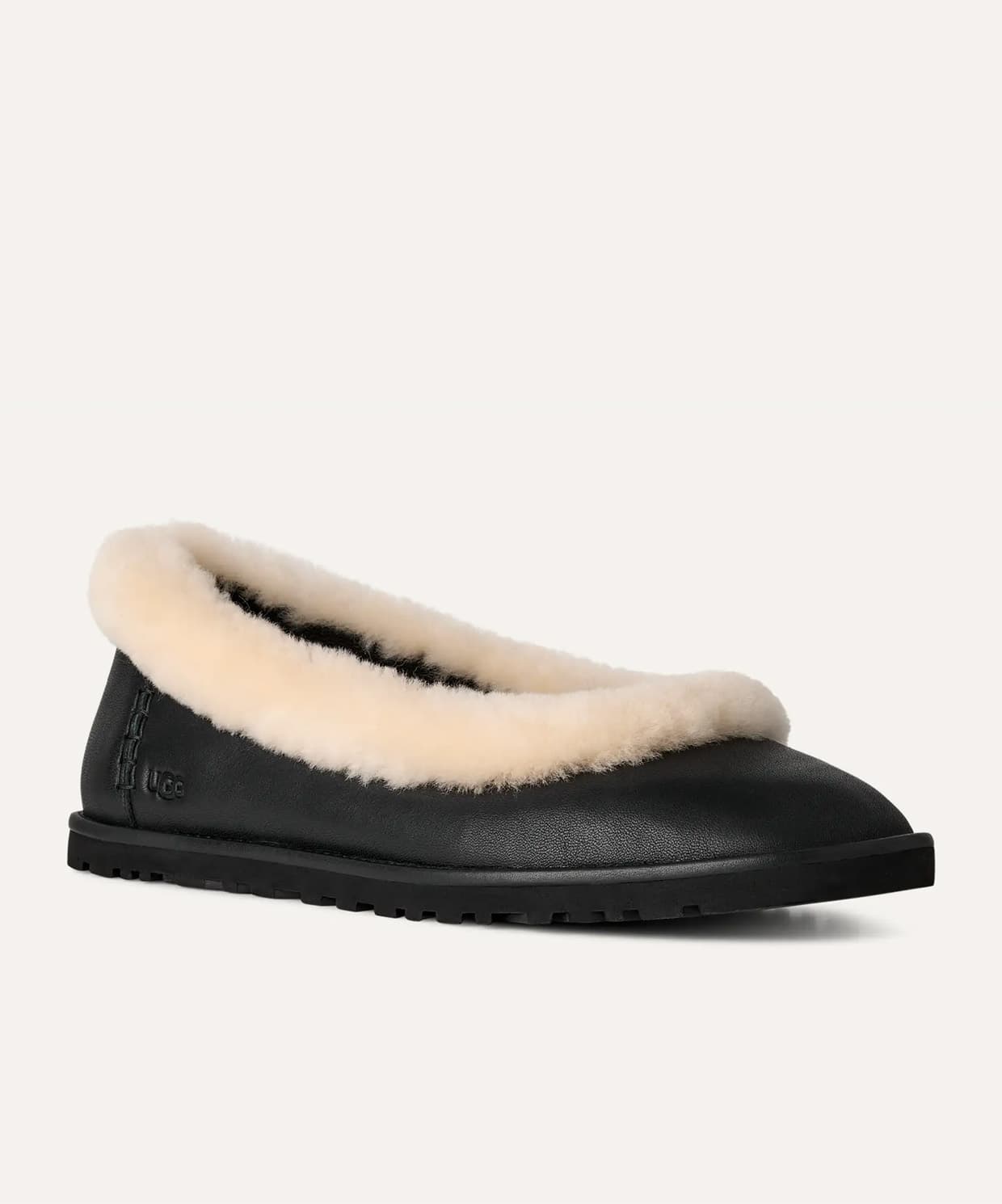 UGG Zora Leather Ballet Flat · 1178450-BLK (4/9)