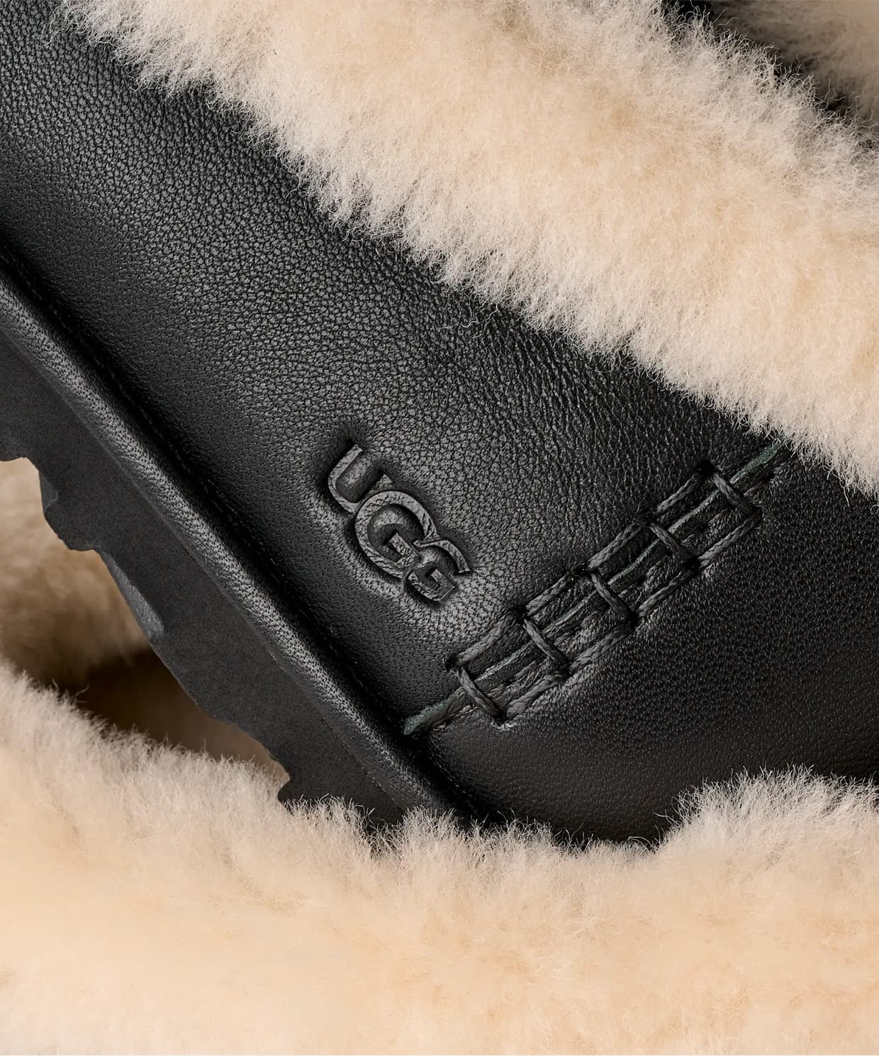 UGG Zora Leather Ballet Flat · 1178450-BLK (8/9)