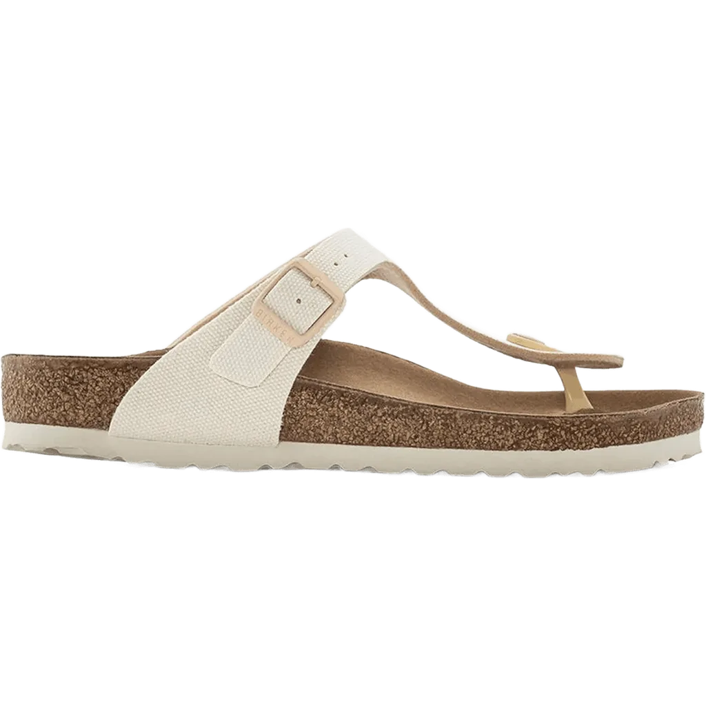 Birkenstock Gizeh Tex Canvas Vegan Kadın Pembe Terlik