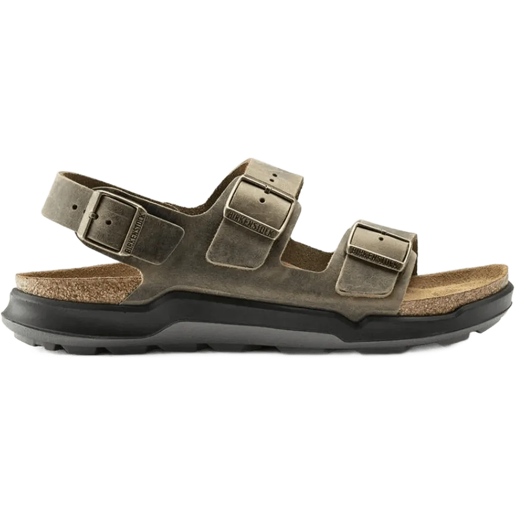Birkenstock Milano Ct Bf Artic Old Erkek Haki Sandalet